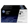 Image de HP 53X - Pack de 2 - à rendement élevé - noir - original - LaserJet - cartouche de toner (Q7553XD) - pour LaserJet M2727nf MFP, M2727nfs MFP, P2014, P2014n, P2015, P2015d, P2015dn, P2015n, P2015x