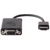 Image de Dell HDMI vers (VGA, 17.53 cm), Adaptateur données + vidéo, Noir