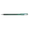 Image de Stylo roller encre gel Pentel Dual Métallic Pointe 1mm Vert et Bleu