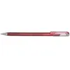 Image de Stylo roller encre gel Pentel Dual Métallic Pointe 1mm Rose et Rose