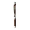 Image de Stylo roller encre gel rétractable Pentel Energel Pointe 0,77mm Marron