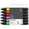 Image de Set de 6 feutres Winsor & Newton Promarker Tons Vibrants