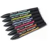 Image de Winsor & Newton, Marqueur, Brushmarker 6 Mid Tones (6x)