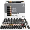 Image de Winsor & Newton, Marqueur, Promarker skintones set 12+1pcs (13x)