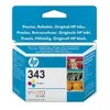Image de Cartouches Jet d'encre Hp 343 Tri-color Inkjet Print Cartridge Jaune Cartouche D'encre