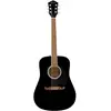 Image de Fender FA-125 Dreadnought (Guitare acoustique, Cou : Nato, Fond et éclisses : Tilleul laminé, Table d'harmonie : épicéa laminé, Touche : Noyer), Guitare, Noir