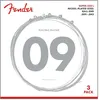 Image de Fender Super 250 Nickel Plated Steel 9-42 Pack de 3 Jeux de cordes électriques 009