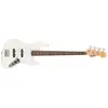 Image de Fender Standard Jazz Bass Electric Bass, Olympic White (Basse électrique, Corps en peuplier, Fender Standard Single Coil Jazz Bass Pickup en céramique, Manche en érable, Mécanismes d'accordage Fender Standard Open Gear, Pont Fender Standard Hardtail, Touche en laurier indien), Guitare, Blanc