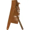 Image de Fender Suede Fringe Strap sangle guitare avec franges, marron
