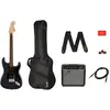 Image de Fender Affinity Series Stratocaster HSS Pack IL (Guitare électrique, Bois d'érable, Laurier, Peuplier), Guitare, Gris, Noir