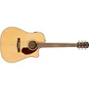 Image de Fender CD-140SCE Dreadnought - touche noyer - Naturelle (+ étui)