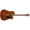 Image de Fender Classic Design CD-60SCE tout acajou électrique-akoestische westerngitaar (Guitare western, Corps : Acajou, Manche : Acajou, Touche : Noyer), Guitare, Marron