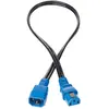 Image de HPE E Cavalier Cord C13-C14 (2 m), Câble d'alimentation, Noir