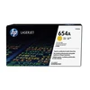 Image de HP 654A toner jaune authentique LaserJet CF332A