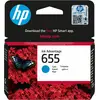 Image de HP, Cartouche d'impression, 655 - Cyan - Original - Cartouche d'encre - pour Deskjet Ink Advantage 3525 (C)