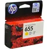 Image de HP, Cartouche d'impression, 655 - Jaune - Original - Cartouche d'encre - pour Deskjet Ink Advantage 4615 (Y)