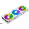 Image de Phanteks Ventilateur D-RGB D30 PWM Regular Airflow, 3-pack - 120mm, blanc (120 mm, 3x), Ventilateur PC, Blanc, Noir, Multicolore