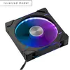 Image de Phanteks D30 PWM Reverse Airflow D-RGB (140 mm, 1x), Ventilateur PC, Noir