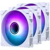 Image de Phanteks M25 Gen2 D-RGB (140 mm, 3x), Ventilateur PC, Blanc, Multicolore