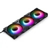 Image de Phanteks Lot de 3 Ventilateurs de boitier M25 Gen2 Reverse RGB - 12cm (Noir)