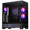 Image de Phanteks Boitier Moyen Tour E-Atx Xt View Matrix RGB Avec Panneaux Vitrés (Noir) (ATX, E-ATX, mATX, Mini-ITX), Boîtier PC, Noir