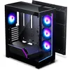 Image de Phanteks Boîtier moyen tour E-ATX NV5X RGB avec panneaux vitrés (noir) (E-ATX), Boîtier PC, Noir