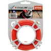 Image de Stihl, Machine de jardinage : accessoires, 9302415 Fils de coupe ronds et silencieux Rouleau 1,6 mm 20 m (Herbicide, Fil de coupe + bobine de fil)