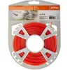 Image de Stihl, Machine de jardinage : accessoires, 9302642 Fil de coupe carré 2.7mm x 32m, orange (Herbicide, Fil de coupe + bobine de fil)