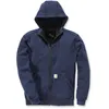 Image de Sweat zippé coupe-vent à capuche T2XL bleu marine - CARHARTT - S1101759412XXL