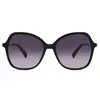 Image de Lunettes de soleil unisexes Longchamp Lo705s 001 Black/57-17-140 gray