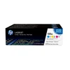Image de HP 125A pack de 3 toners LaserJet cyan/magenta/jaune CF373AM