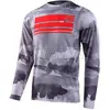Image de Troy Lee Designs, Hommes, Maillot de cyclisme, Skyline (M), Rouge, Gris, M