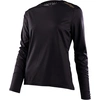 Image de Troy Lee Designs Lilium Solid Black Ladies Maillot de vélo