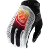 Image de Troy Lee Designs Air Optic Gants de motocross, noir-blanc-rouge, taille XL pour Hommes