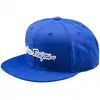 Image de Troy Lee Designs Flat Bill Signature Casquette Snapback, bleu pour Hommes
