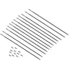 Image de Mavic Rayons Arrière Droits Aksium Elite Ust/ksyrium Ust 12 Unités 275 mm