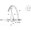 Image de Mavic Jante Arrière R-sys Slr 700 - 28´´ 20H