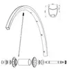 Image de Mavic Rayons Ksyrium Slr/r-sys Slr/ksyrium Pro 2015 Front 10 Unités 282 mm