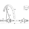 Image de Mavic Rayons Arrière Droits Crossride Light 29 2016-17 12 Unités 295 mm