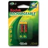 Image de KODAK - Piles rechargeables - Ni-MH - AAA / LR03 - 1000mAh - pack de 2