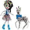 Image de Coffret Enchantimals Balade Zoo Zèbre Zelena