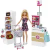 Image de Barbie Coffret Supermarché et Poupée - Poupée Mannequin - 3 ans et +