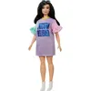 Image de Barbie Fashionistas marionnette jeune fille marionnette violette robe fille 33 cm