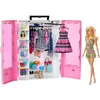 Image de Barbie garde-robe ultime avec accessoires rose
