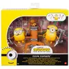 Image de Figurines Minions Bob et Mannequin de Bois
