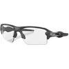 Image de Oakley, Unisexe, Lunettes de sport, OO918816 Flak 20 XL Photochromic (Acier, Clear 50% Noir Irid Photo, Clear to Black Iridium Photochromic), Gris