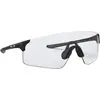 Image de Oakley, Hommes, Lunettes de sport, Evzero Blades (Noir mat, Clear 50% Noir Irid Photo, Clear to Black Iridium Photochromic), Noir