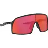 Image de Oakley, Unisexe, Lunettes de sport, Sutro S (Noir mat, Torche de trail Prizm), Noir