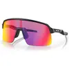Image de Oakley, Unisexe, Lunettes de sport, Sutro Lite (Noir mat, Route Prizm), Noir, Violet