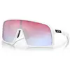 Image de Oakley, Unisexe, Lunettes de sport, Sutro (Blanc brillant, Blanc poli, Bleu), Blanc